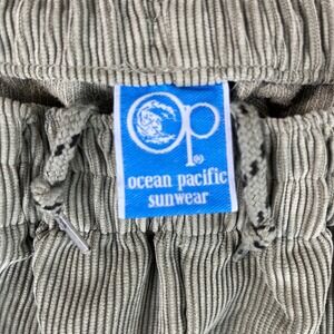 Vintage Ocean Pacific‎ Corduroy Shorts Mens S (Youth L OP skater Elastic Waist